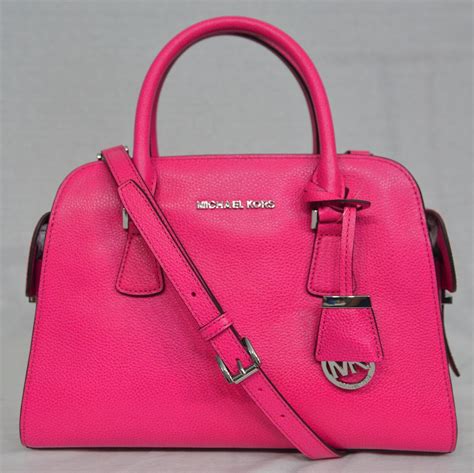 NWT Michael Kors Harper Medium Satchel in Raspberry Pink 